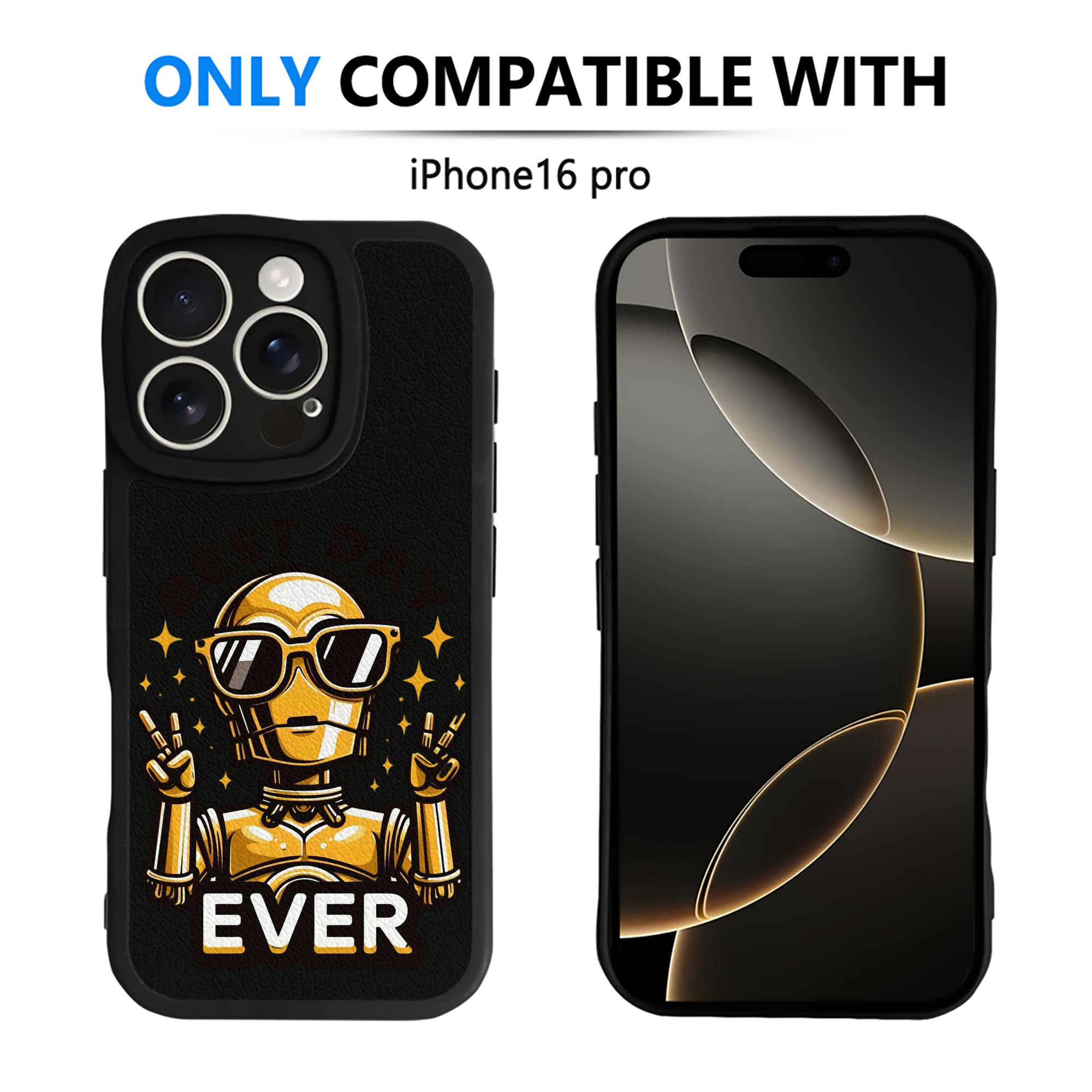（画像用） スター・ウォーズ Star Wars 【iPhone 16シリーズ対応】シリコンスマホケース（レザー調） 材質：シリコン
